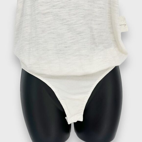 FREE PEOPLE INTIMATELY NWT Tee Off Thong Bodysuit -ivory- size XS OB1297817 - Picture 5 of 7
